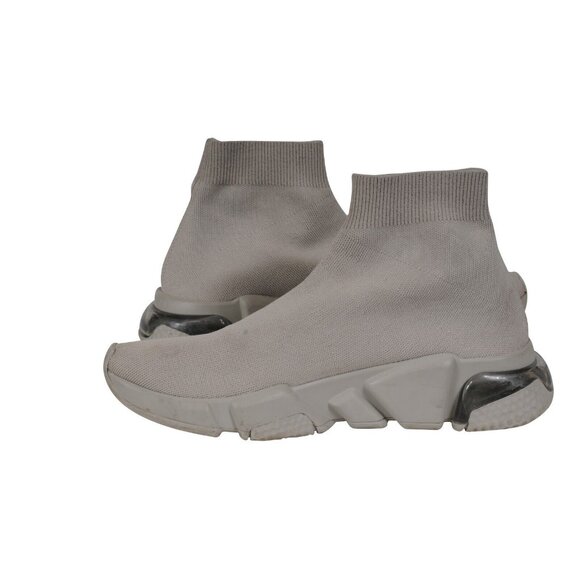 Balenciaga Womens Speed Sock Runner EU 37 US 7 Nude Gray Trainers Sneakers - Picture 9 of 11